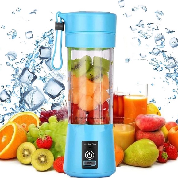 380ML Portable Personal Mini Juicer Cup USB Rechargeable Blender Smoothie Mixer - Picture 5 of 7